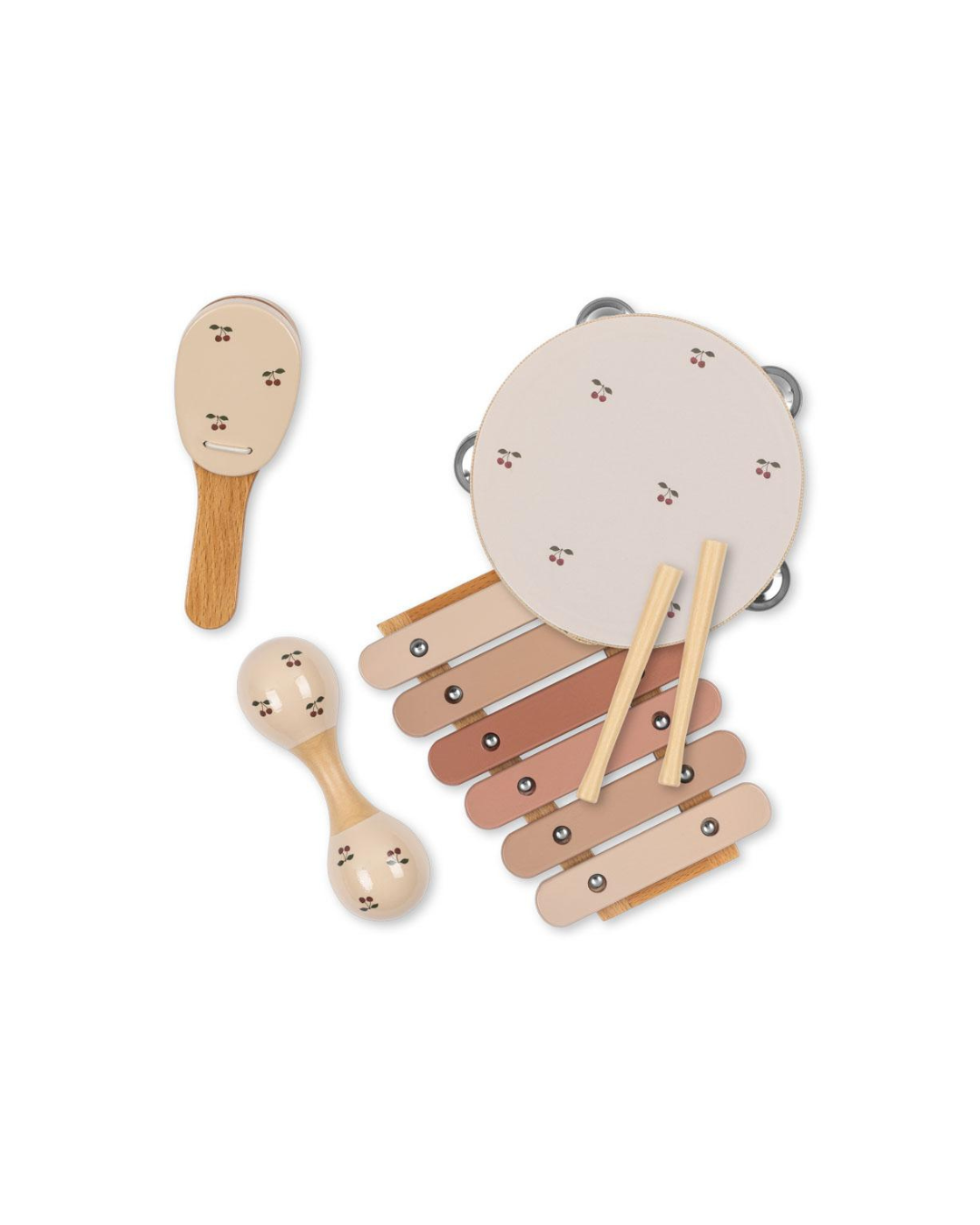 Zestaw instrumentów muzycznych Konges Sløjd Cherry Glossy
