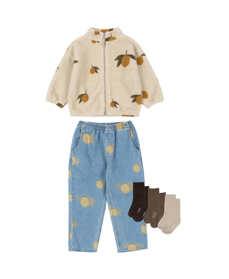 Konges Sløjd - stylizacja Magot Pants Lemon