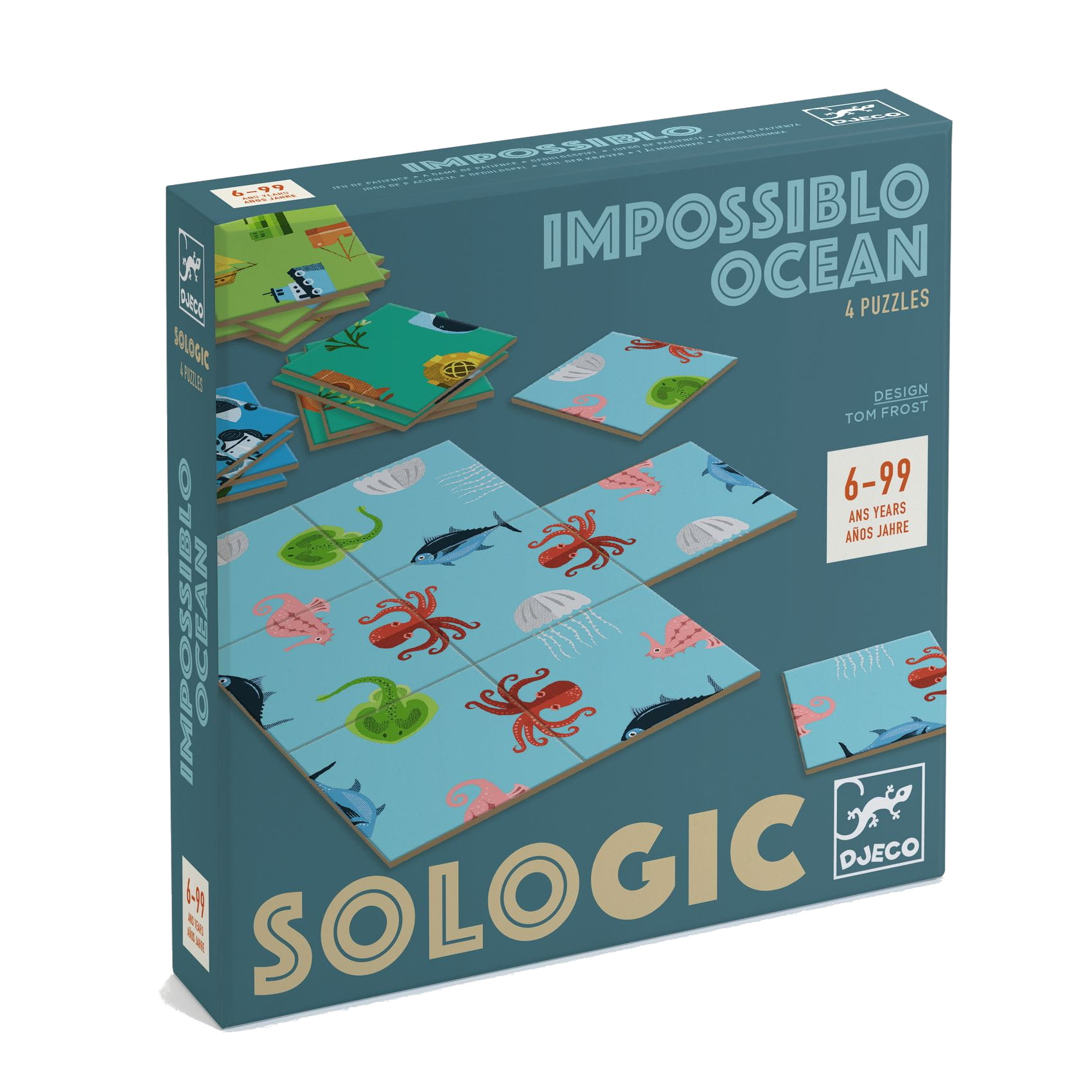 Djeco - gra logiczna dla dzieci Sologic Impossiblo Ocean