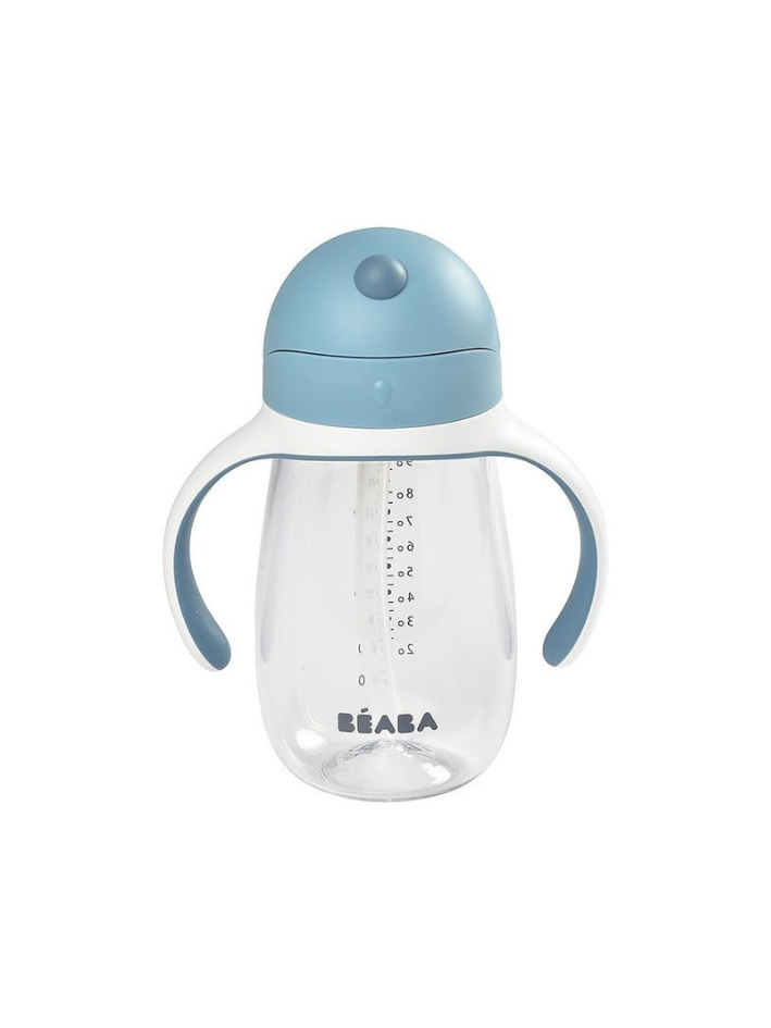 Beaba - bidon niekapek ze słomką tritanowy 300 ml Windy Blue