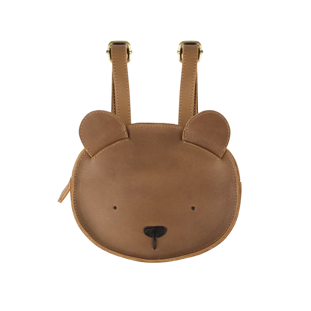 Donsje - plecak Kapi Classic Bear Cognac Classic Leather