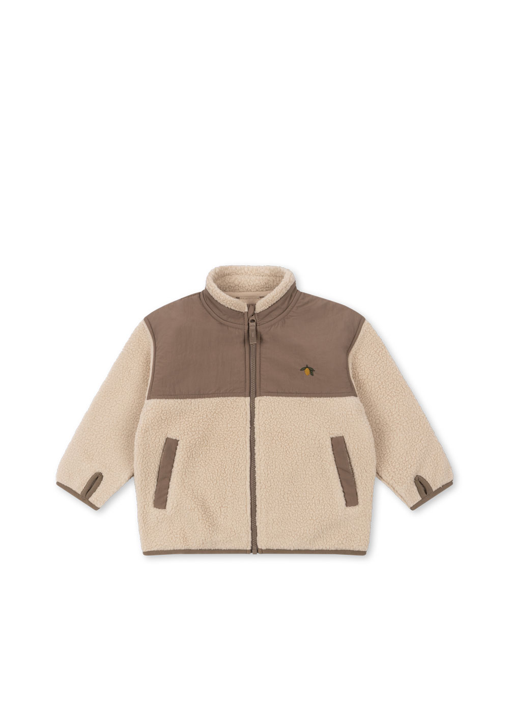 Konges Sløjd - kurtka dziecięca Flynn Fleece Jacket GRS Oxford Tan