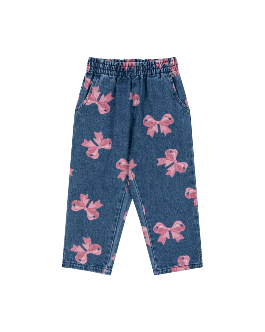 Konges Sløjd - spodnie jeansy dziecięce Magot Frill Pants GOTS Bella Bow Konges Sløjd - spodnie jeansy dziecięce Magot Frill Pants GOTS Bella Bow