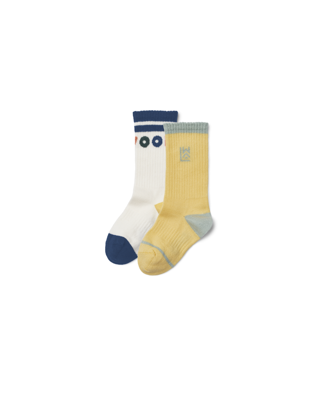 Liewood - skarpetki dziecięce 2-pak Annette Lemonade Crème De La Crème 