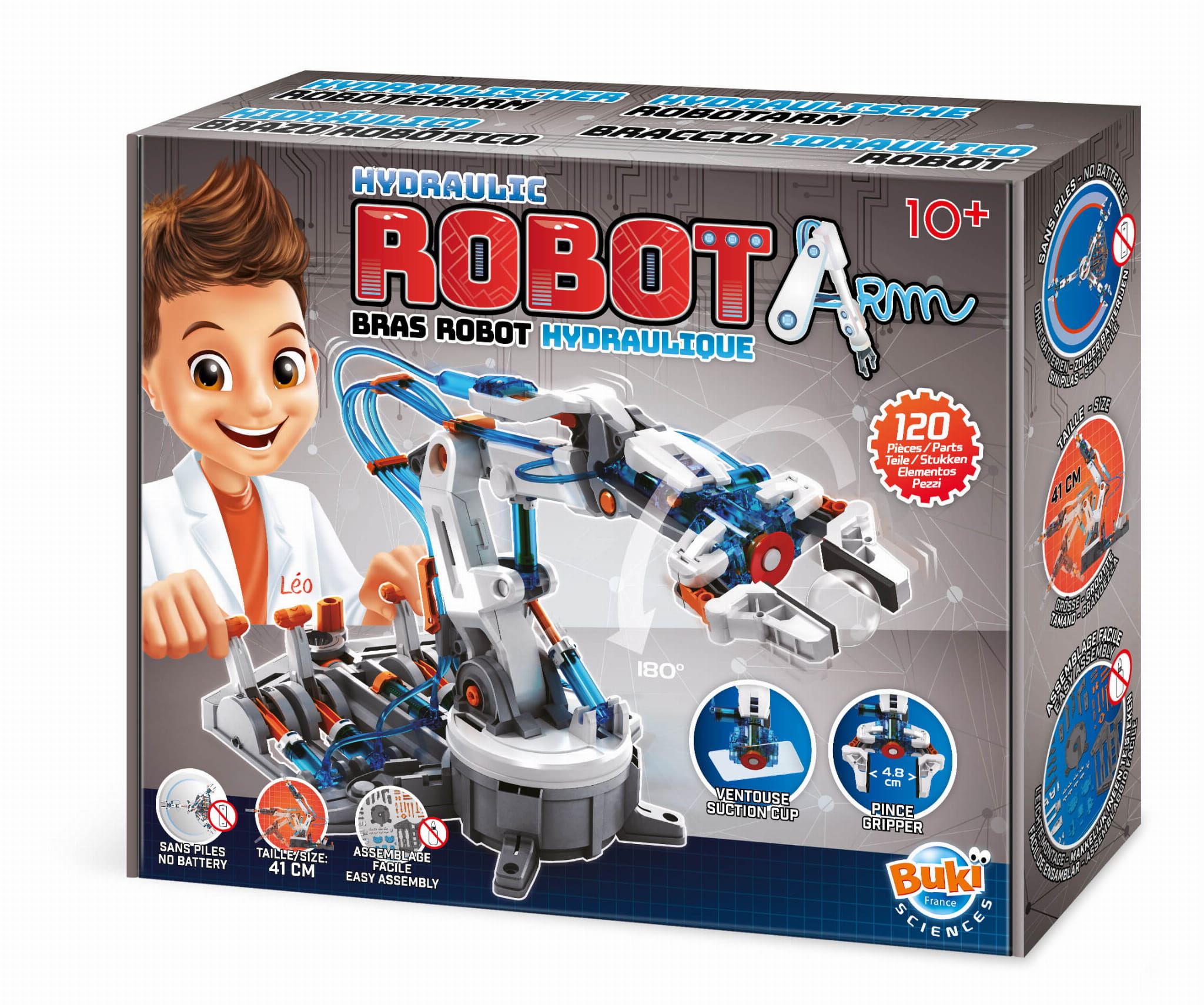 Buki - hydrauliczne ramię robota