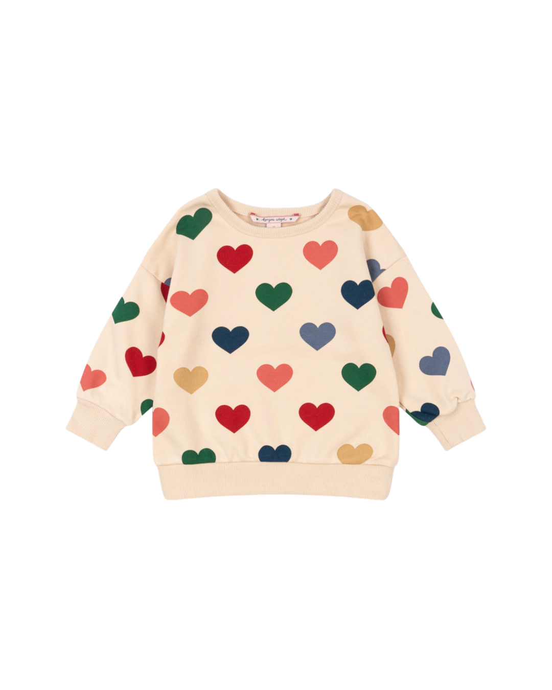 Konges Sløjd - bluza dziecięca Lou Sweat Shirt OCS Bon Coeur Coloré