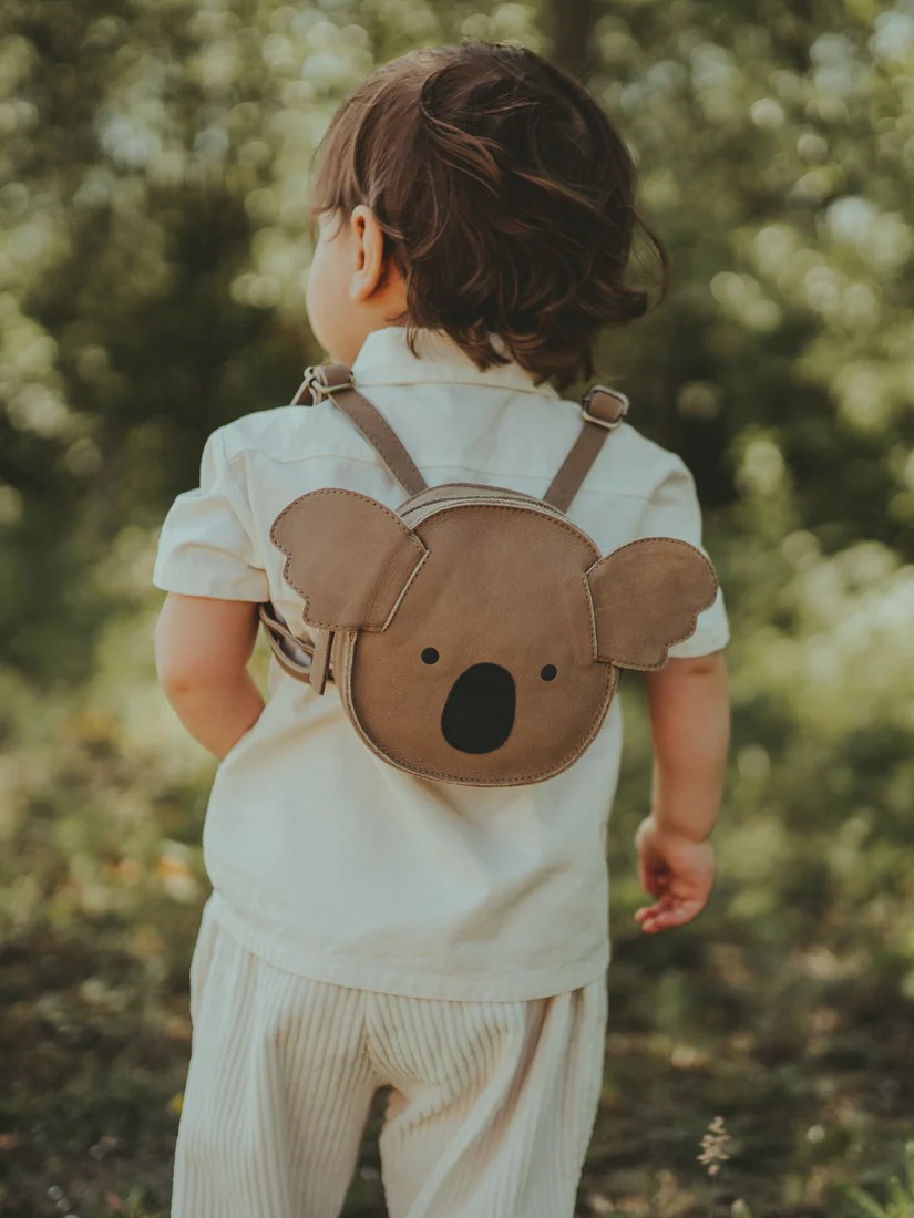 Donsje - plecak Kapi Classic Koala Truffle Nubuck