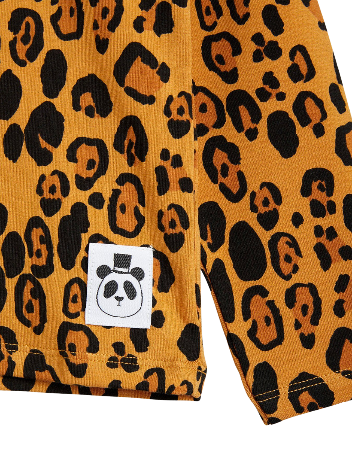Mini Rodini - bluzka Basic Leopard LS Tee TENCEL™