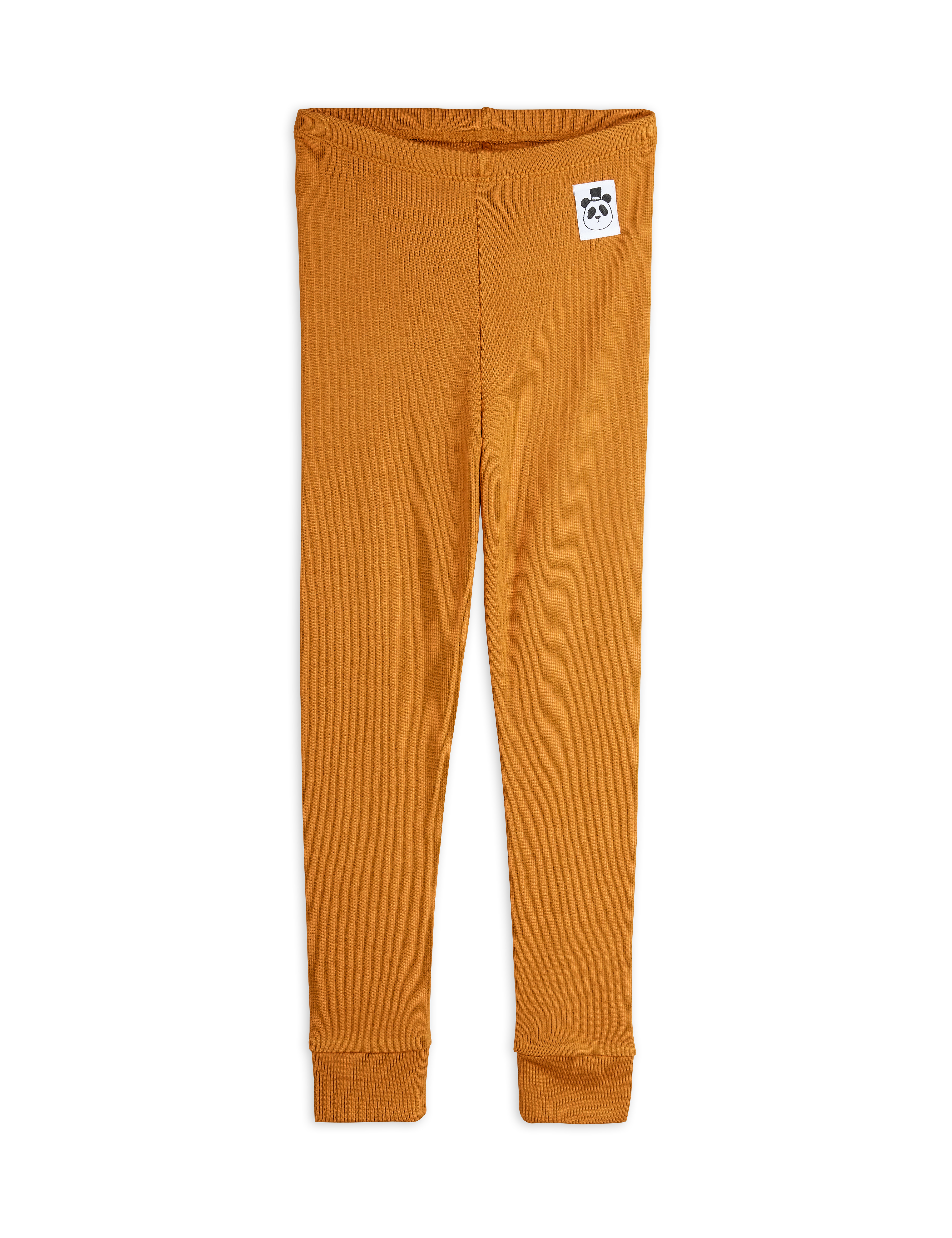 Mini Rodini - legginsy Modal Rib Brown