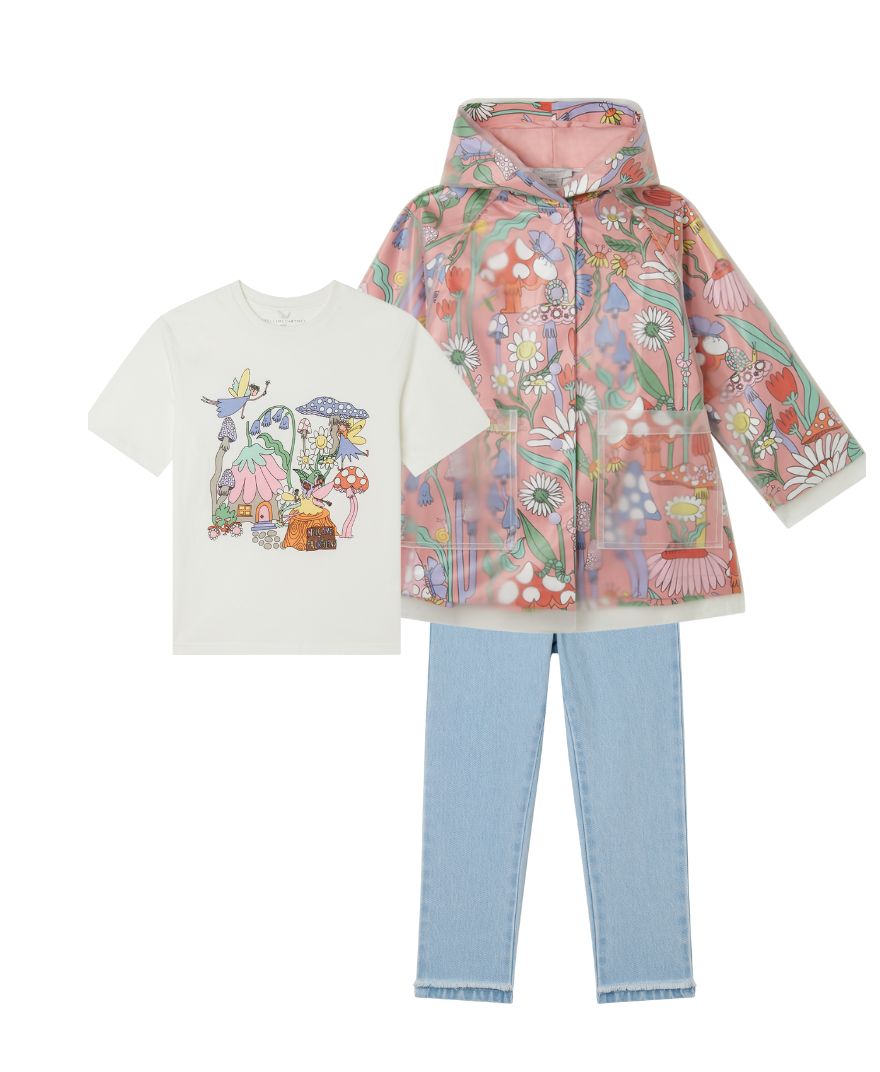 Stella McCartney - stylizacja wiosenna przeciwdeszczowa dziewczęca