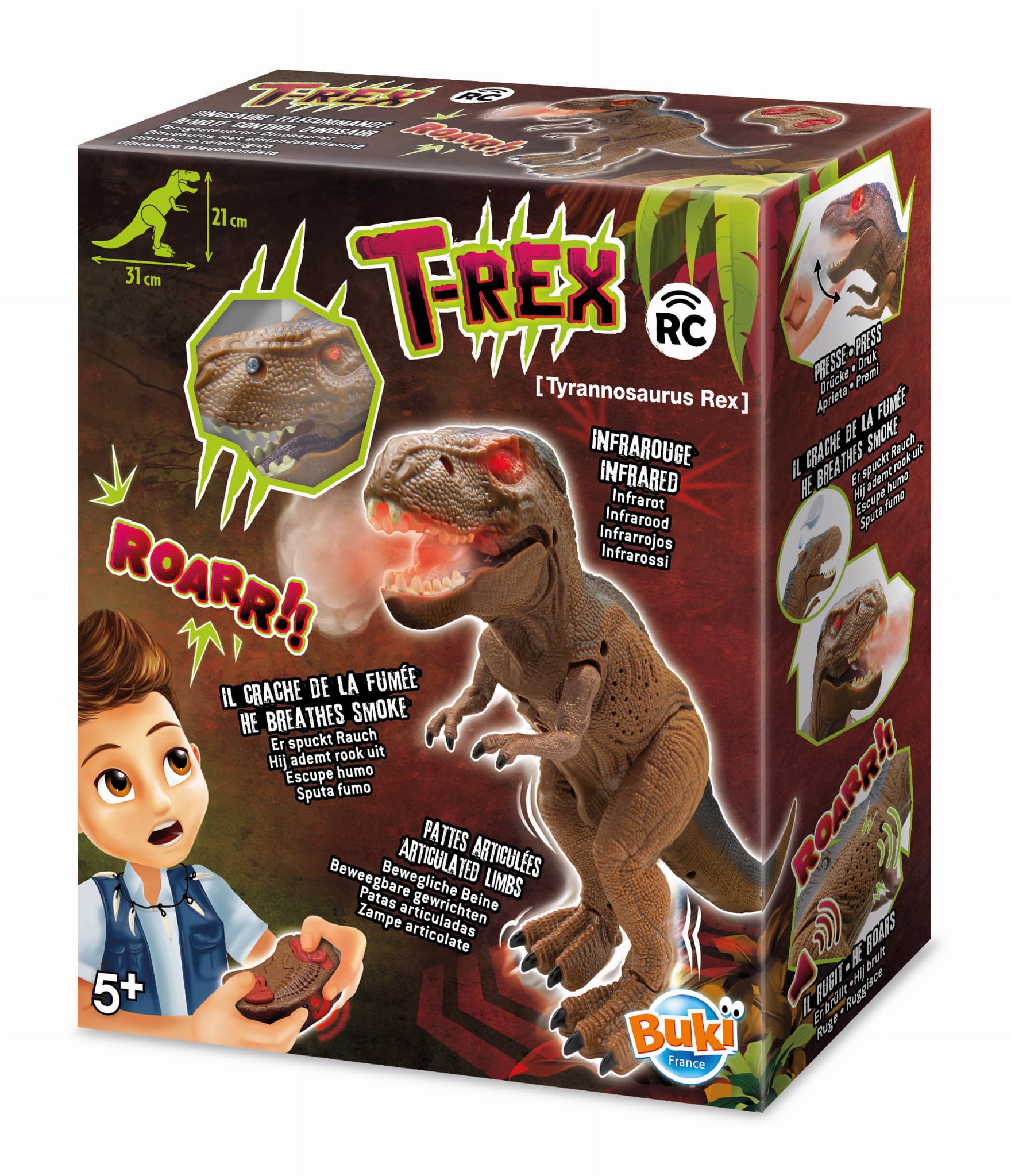 Buki - dinozaur T-REX zdalnie sterowany