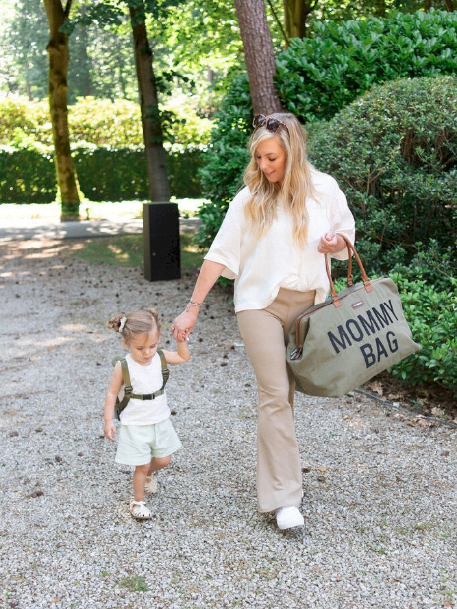 Childhome - Torba Mommy Bag Kanwas Khaki