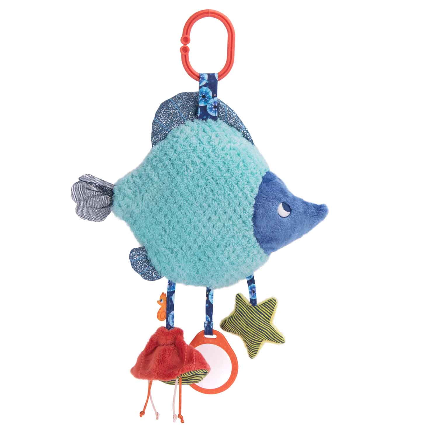 Moulin Roty - zawieszka aktywizująca Rybka 40 cm