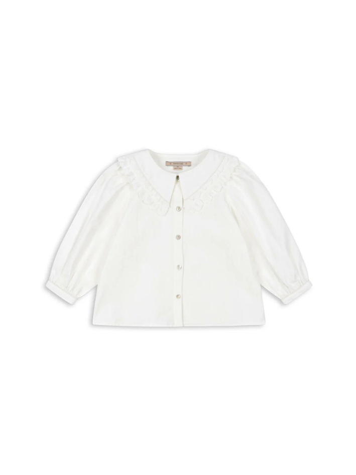 Koszula Konges Sløjd Coeur Collar Optic White