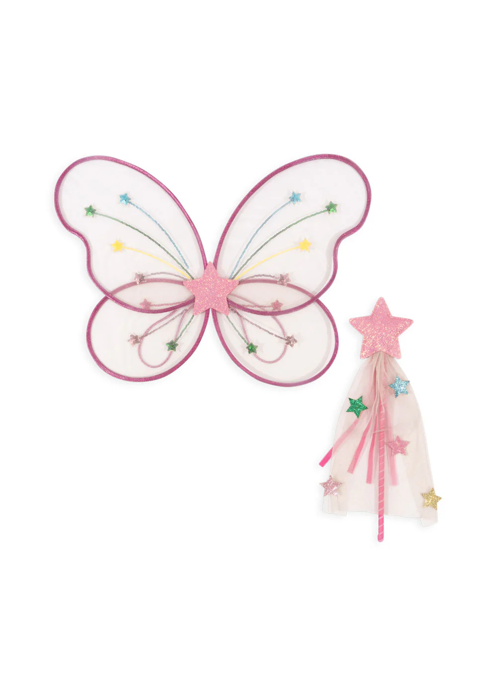 Konges Sløjd - strój tęczowej wróżki Fairy Rainbow Costume