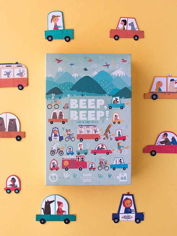 Londji - puzzle dla dzieci BEEP BEEP!