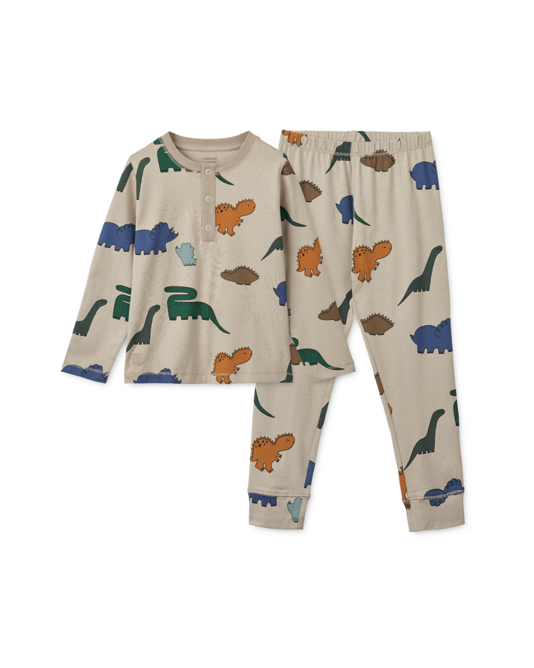 Liewood – piżama bawełniana dziecięca Wilhelm Printed Pyjamas Set