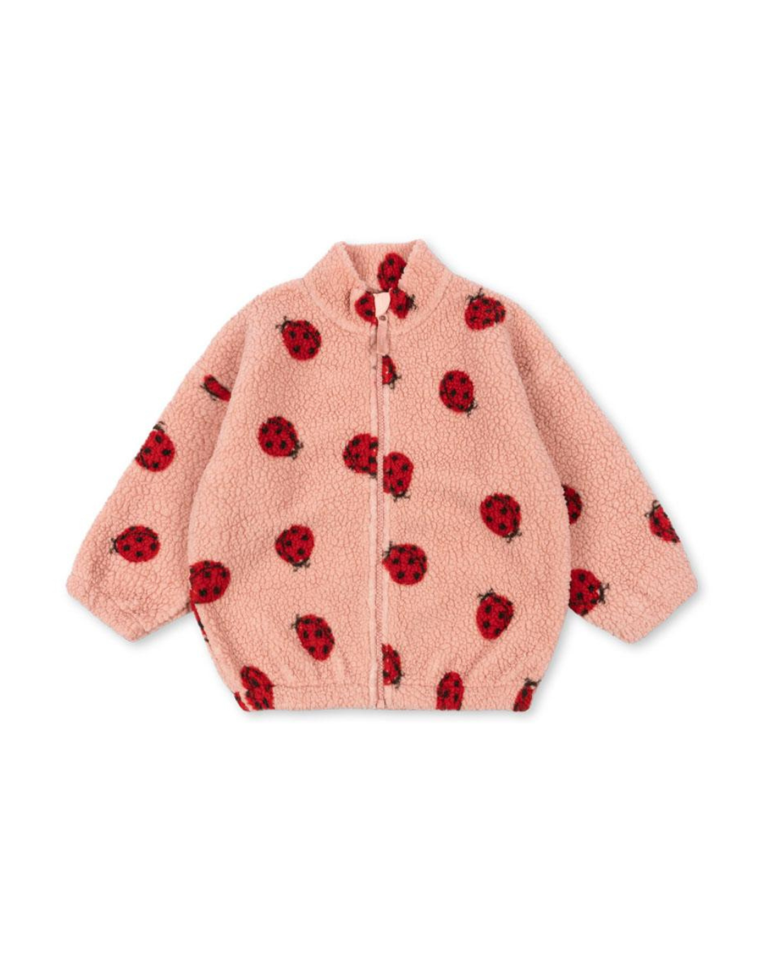 Konges Sløjd - kurtka dziecięca Jody Teddy Jacket GRS Ladybug Pink Konges Sløjd - kurtka dziecięca Jody Teddy Jacket GRS Ladybug Pink