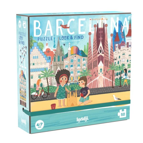 Londji - puzzle Gaudi Sorra z grą obserwacyjną 50 elementów