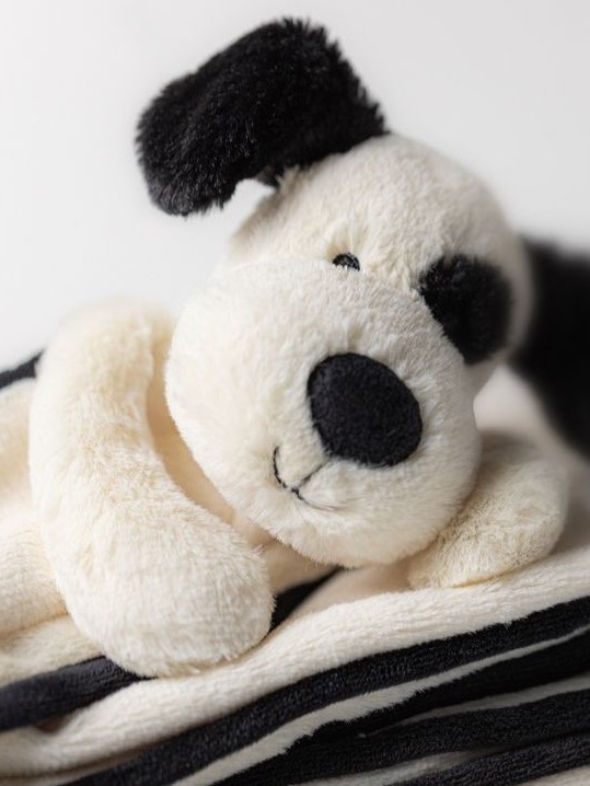 Jellycat - Łaciaty Piesek Kremowy Kocyk 70 cm
