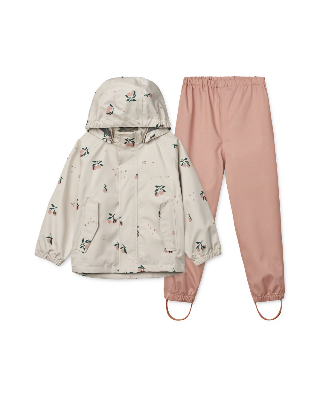 Liewood - zestaw przeciwdeszczowy Pedia Sea Shell/Peach