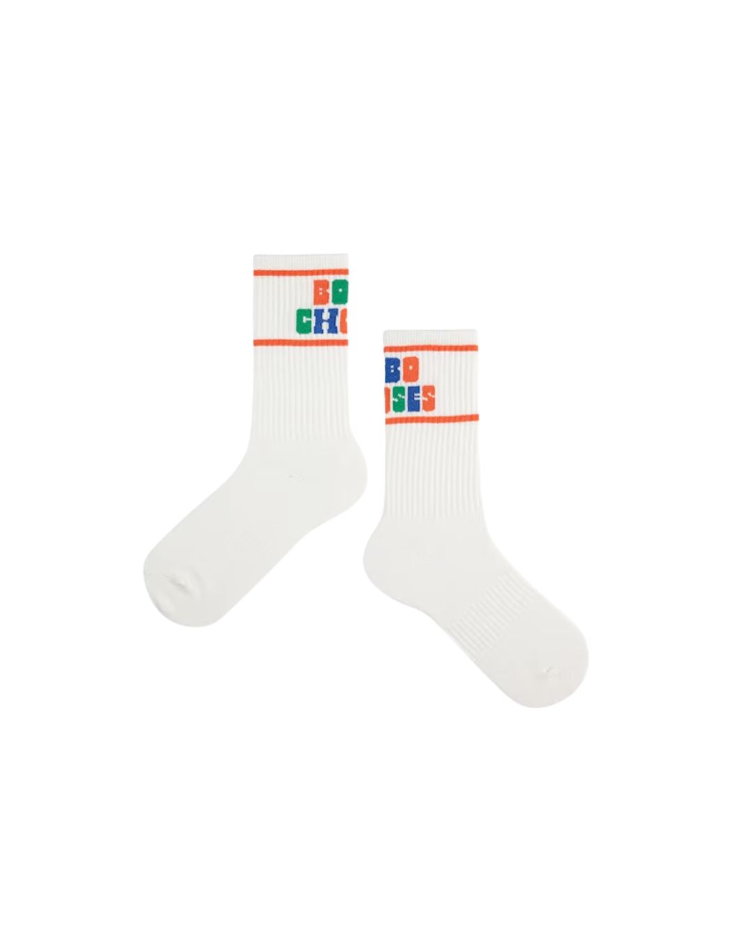 BOBO CHOSES - długie skarpetki dziecięce off white
