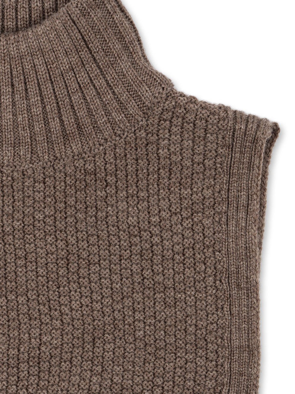 Konges Sløjd - wełniany komin Fruity Neckwarmer Bunny Brown Melange