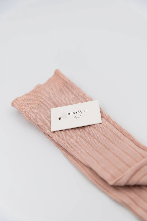 Bamboom - bambusowe rajstopy dziecięce różowe