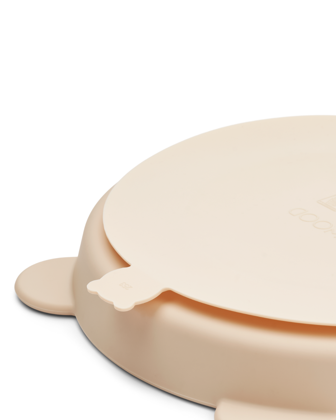 Liewood - talerzyki silikonowe z podziałkami Stacy Divider Suction Plate 2-Pack Tuscany Rose