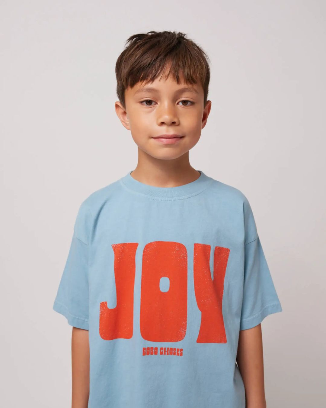 BOBO CHOSES - T-shirt dziecięcy Morning Egg light blue jasnoniebieski 
