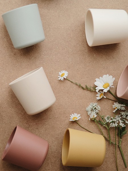 Mushie - kubeczki do nauki samodzielnego picia Ivory