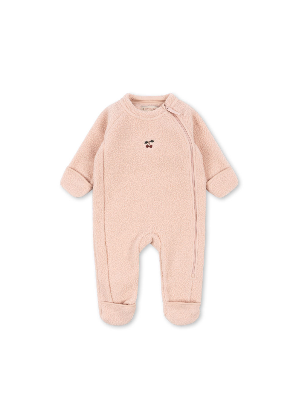 Konges Sløjd - ciepły pajacyk niemowlęcy Safa Onesie GRS Rose Smoke