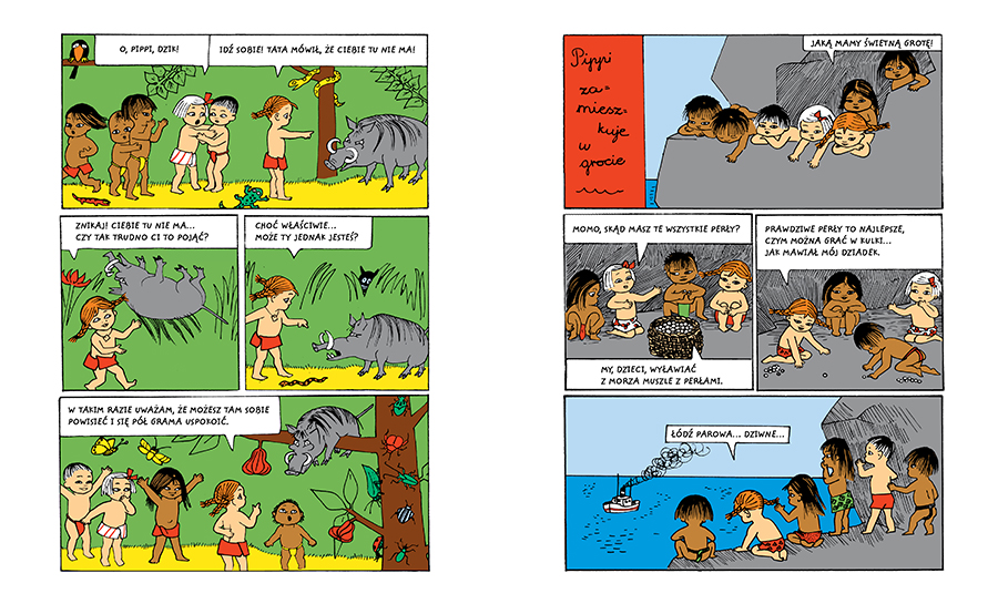 Wydawnictwo Zakamarki - Pippi nie chce być duża i inne komiksy