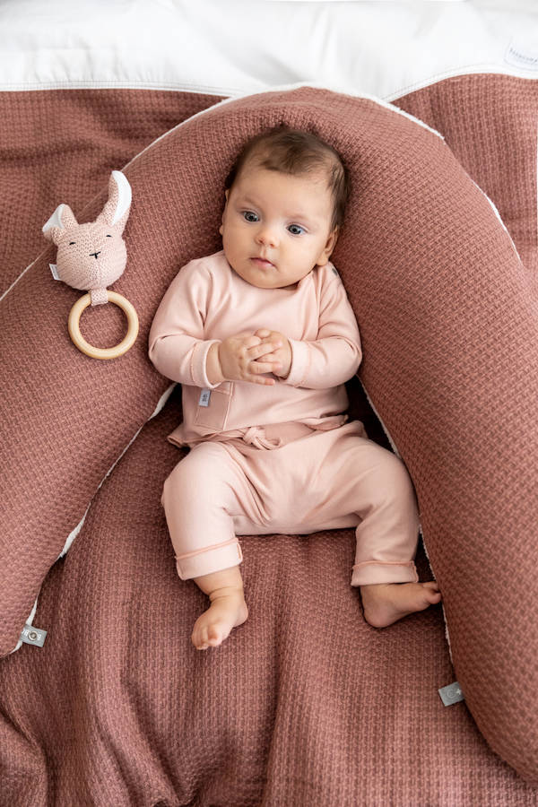 Bamboom - bambusowa bluzka niemowlęca z długim rękawem Pure różowa Bamboom - bambusowa bluzka niemowlęca z długim rękawem Pure różowa