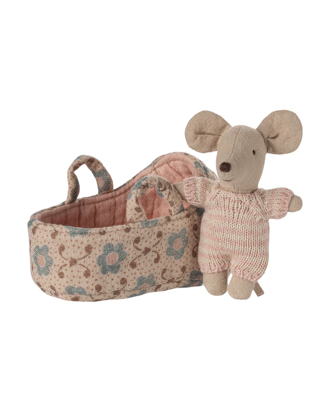 Maileg - myszka niemowlęca w łóżeczku Rose Maileg - myszka niemowlęca w łóżeczku Rose