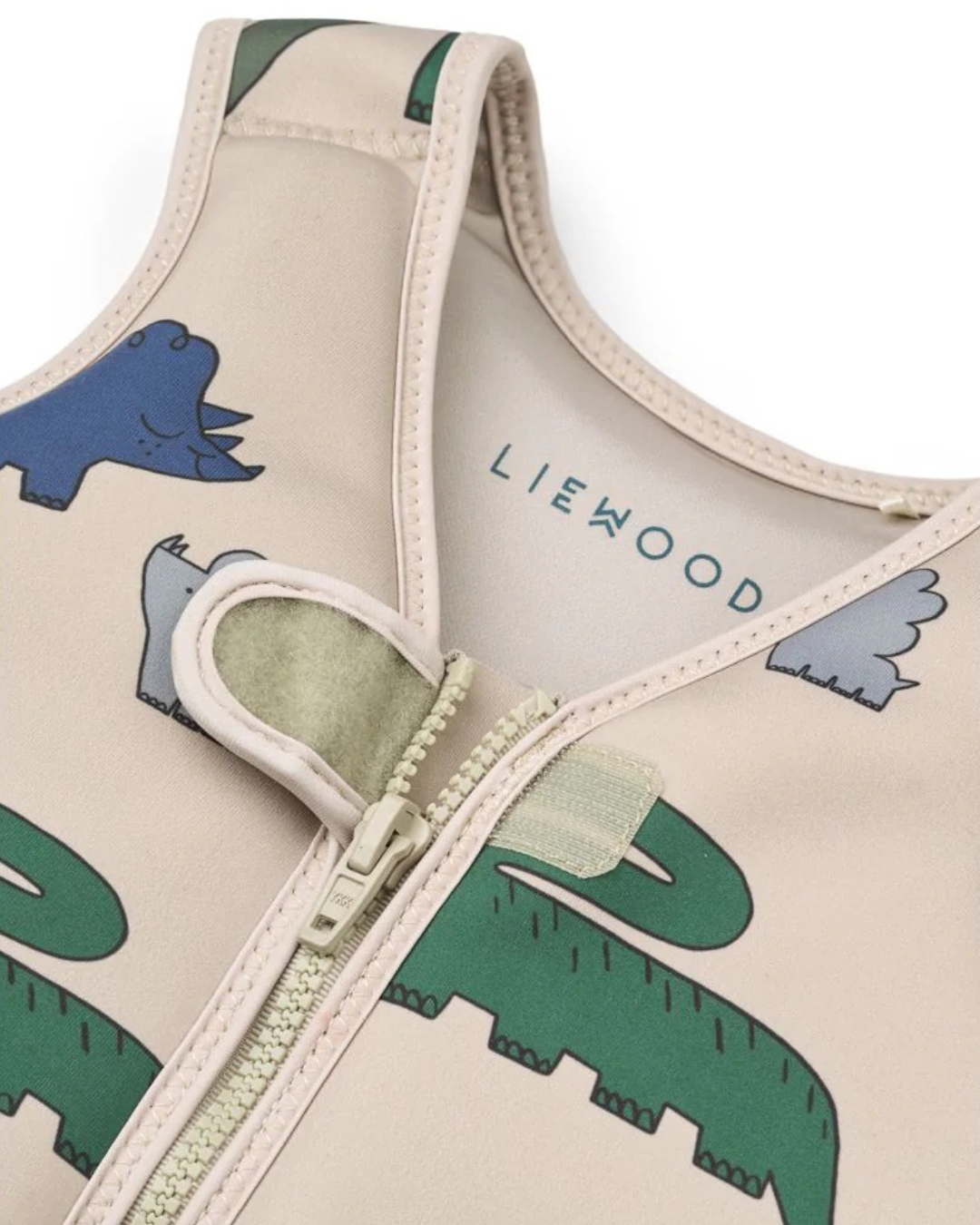 Liewood - kamizelka do pływania Dove Swim Vest Dinosaurs Mist