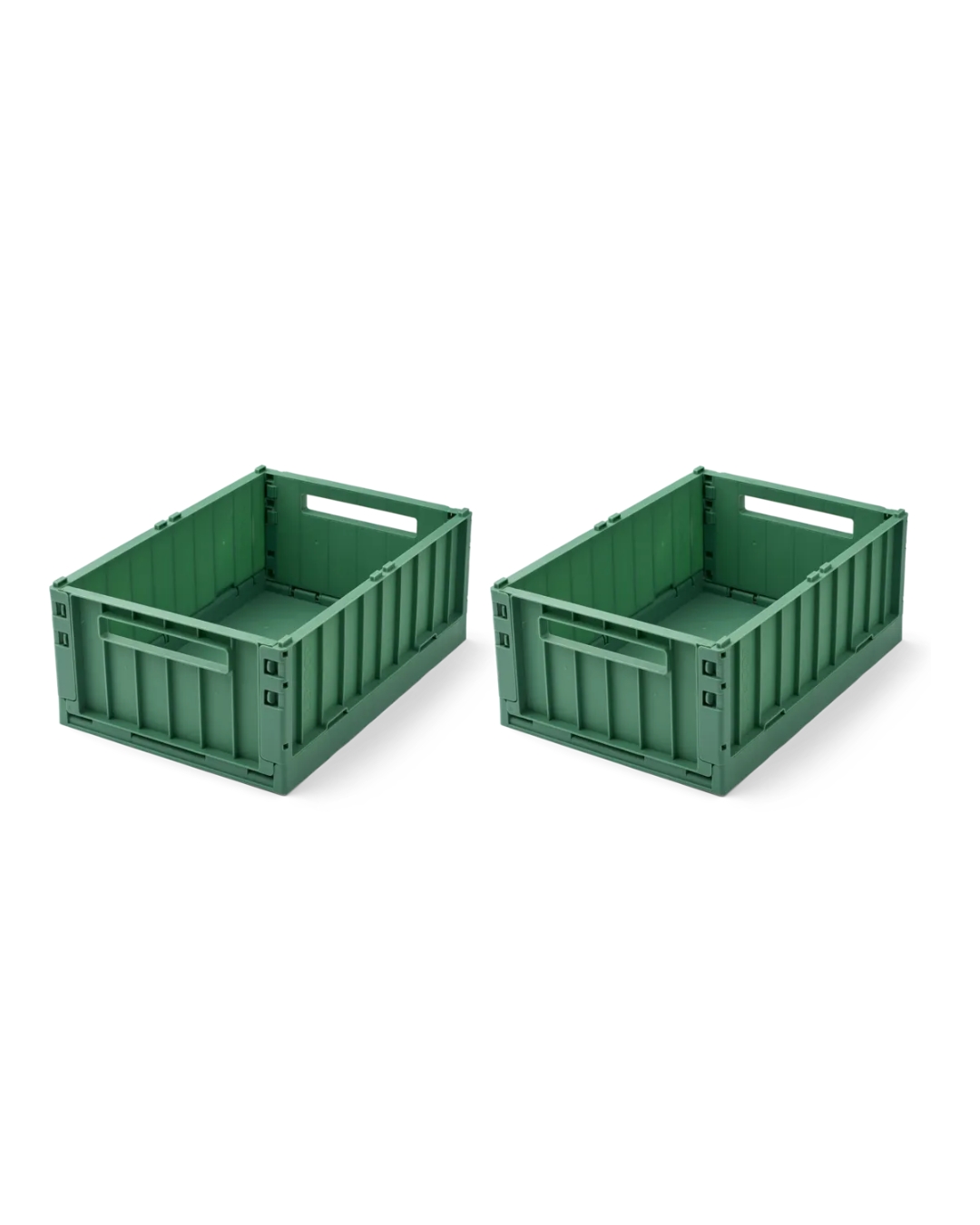 Liewood - składana skrzynka do przechowywania Weston Storage Box M 2-pak Dusty Ivy
