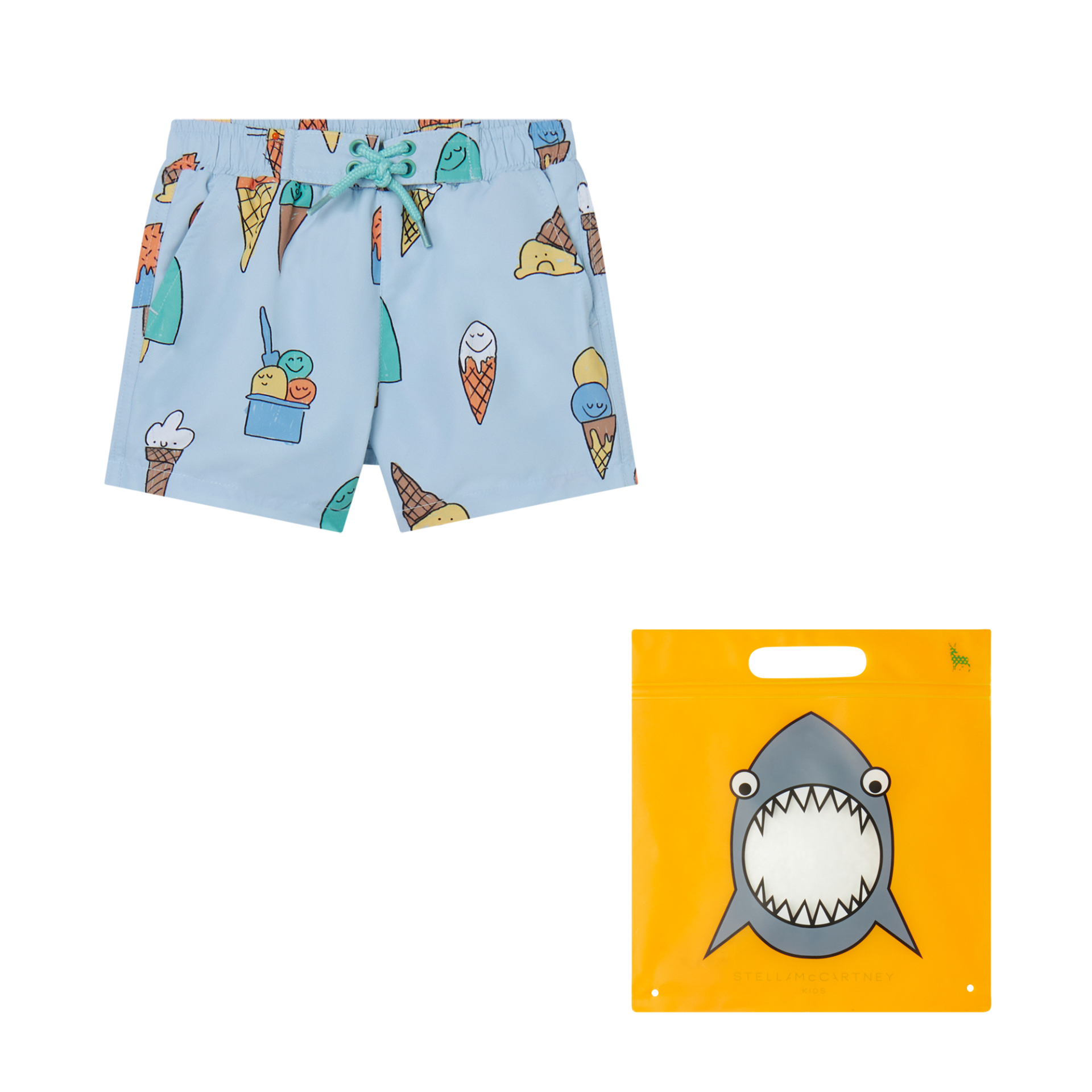 Stella McCartney - stylizacja plażowa chłopięca Ice Cream