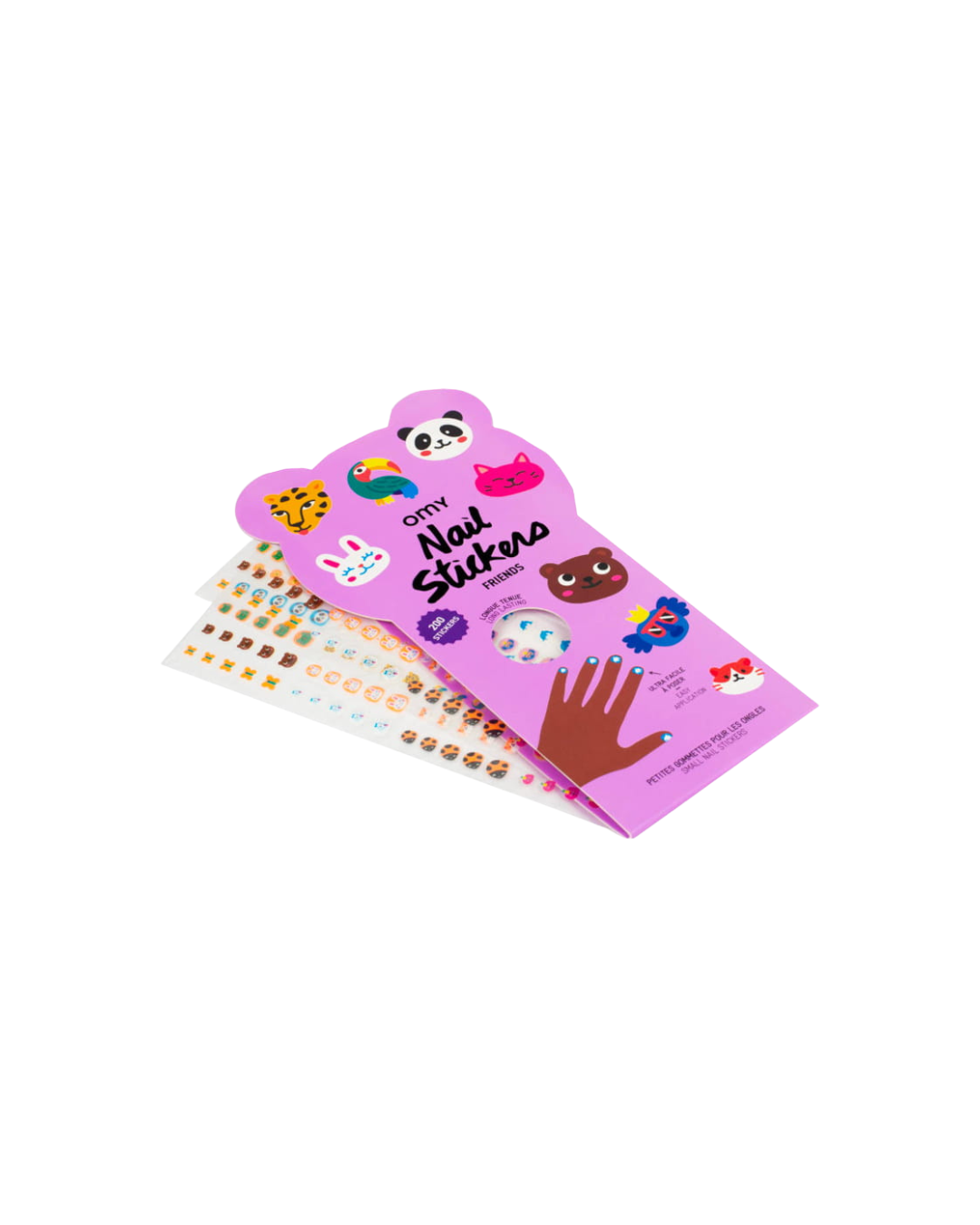 Omy - naklejki na paznokcie dla dzieci 200 sztuk Friends