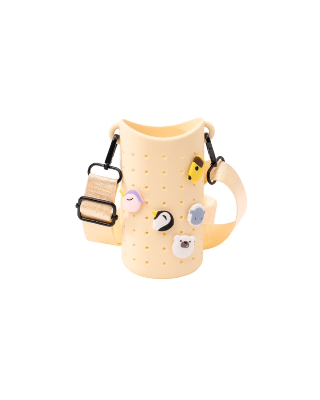 Asobu - silikonowa torba z paskiem na butelkę Asobu Bestie Sling żółta Asobu - silikonowa torba z paskiem na butelkę Asobu Bestie Sling żółta