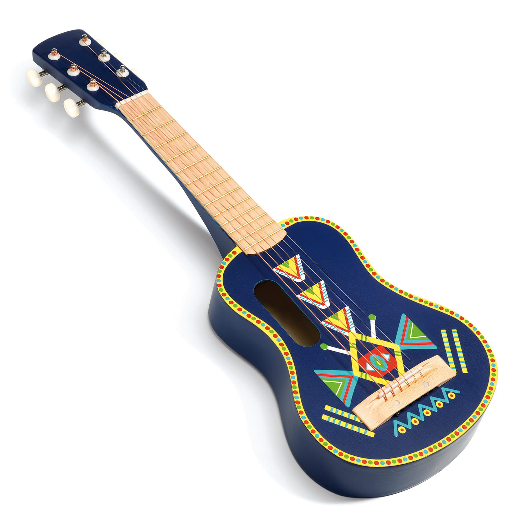 Djeco - gitara zabawka dla dzieci 6 strun metalowych