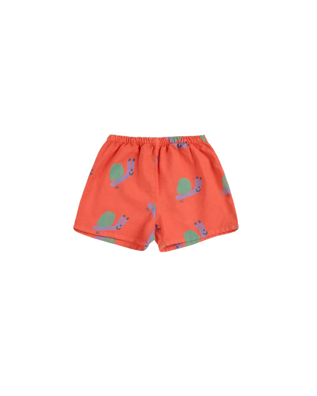  BOBO CHOSES - szorty dziecięce Funny Snail red czerwone