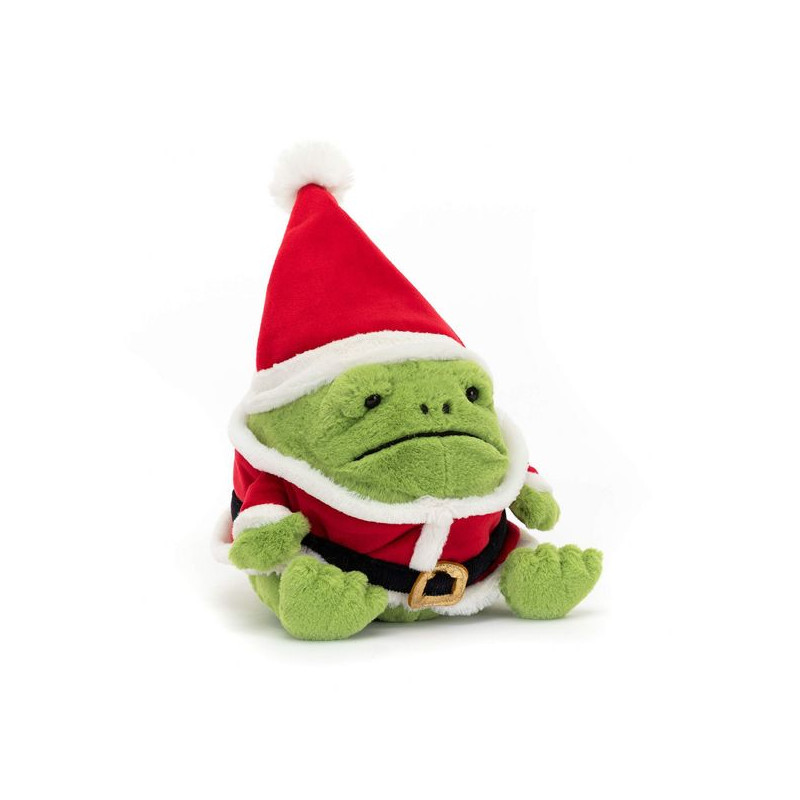 Jellycat - Deszczowa Żaba Ricky Święty Mikołaj 16 cm