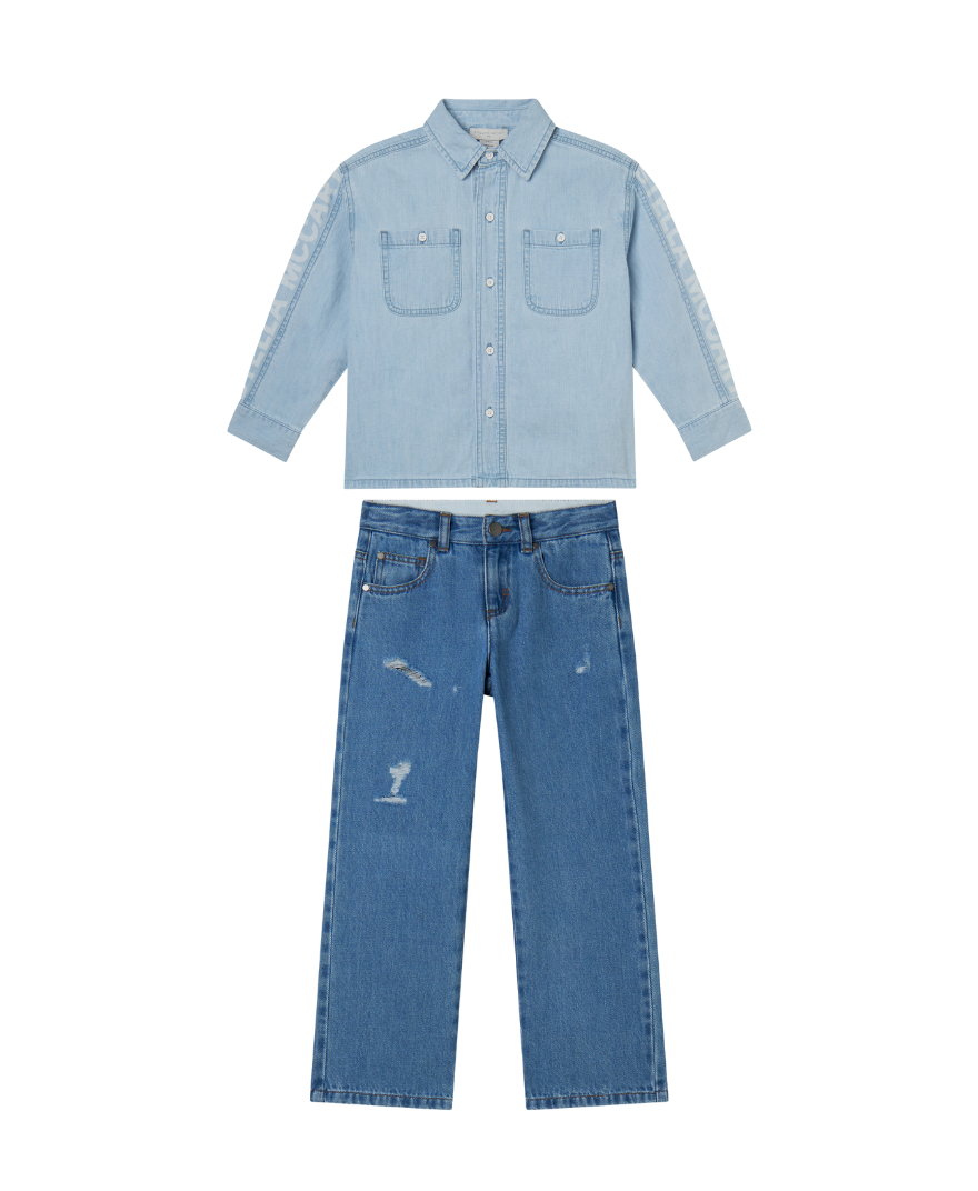 Stella McCartney - stylizacja dla chłopca Denim