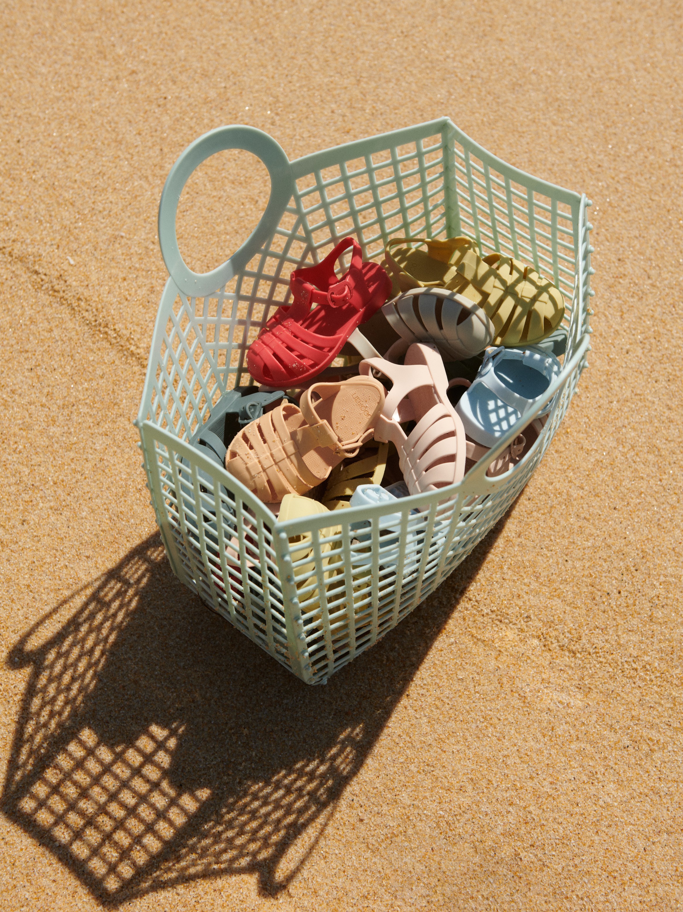 Liewood - duży koszyk torebka dziecięca Bloom light peppermint