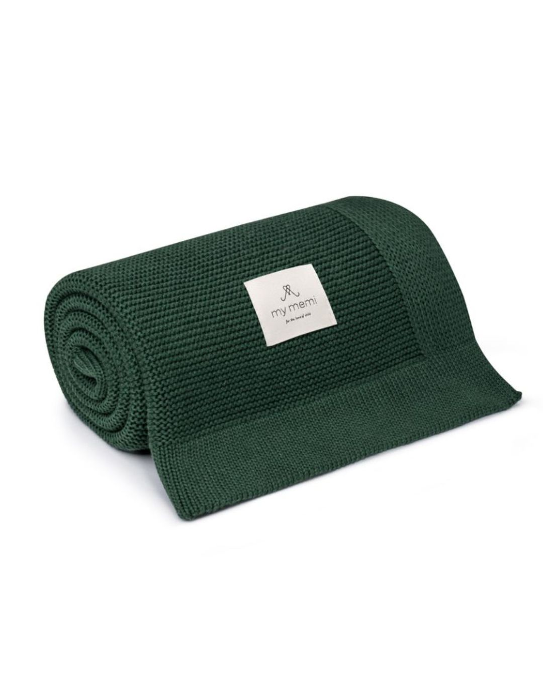 My Memi - bambusowy kocyk 80x100 Classic Bottle Green