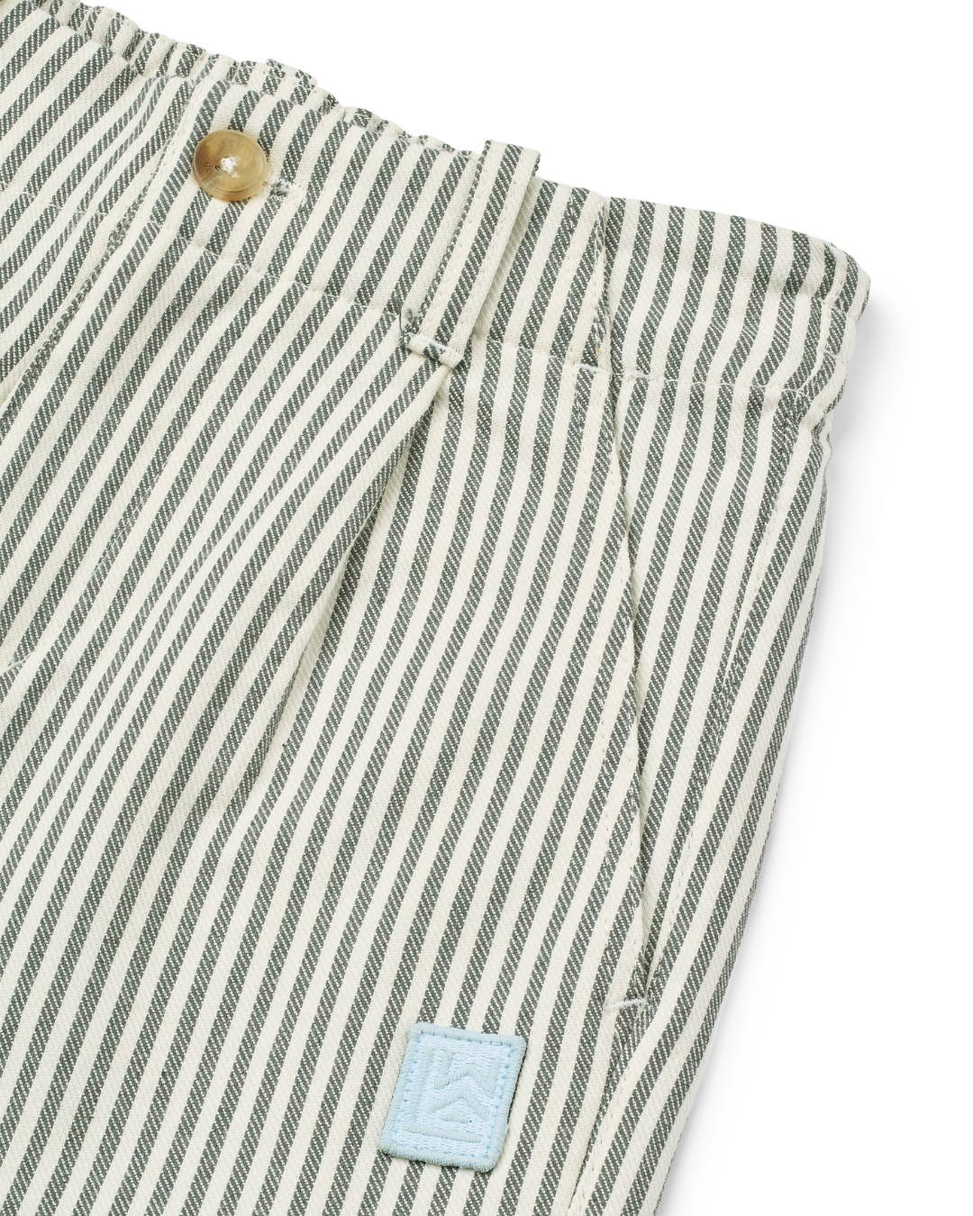 Liewood - spodnie Beal Stripe Whale Blue creme de la creme