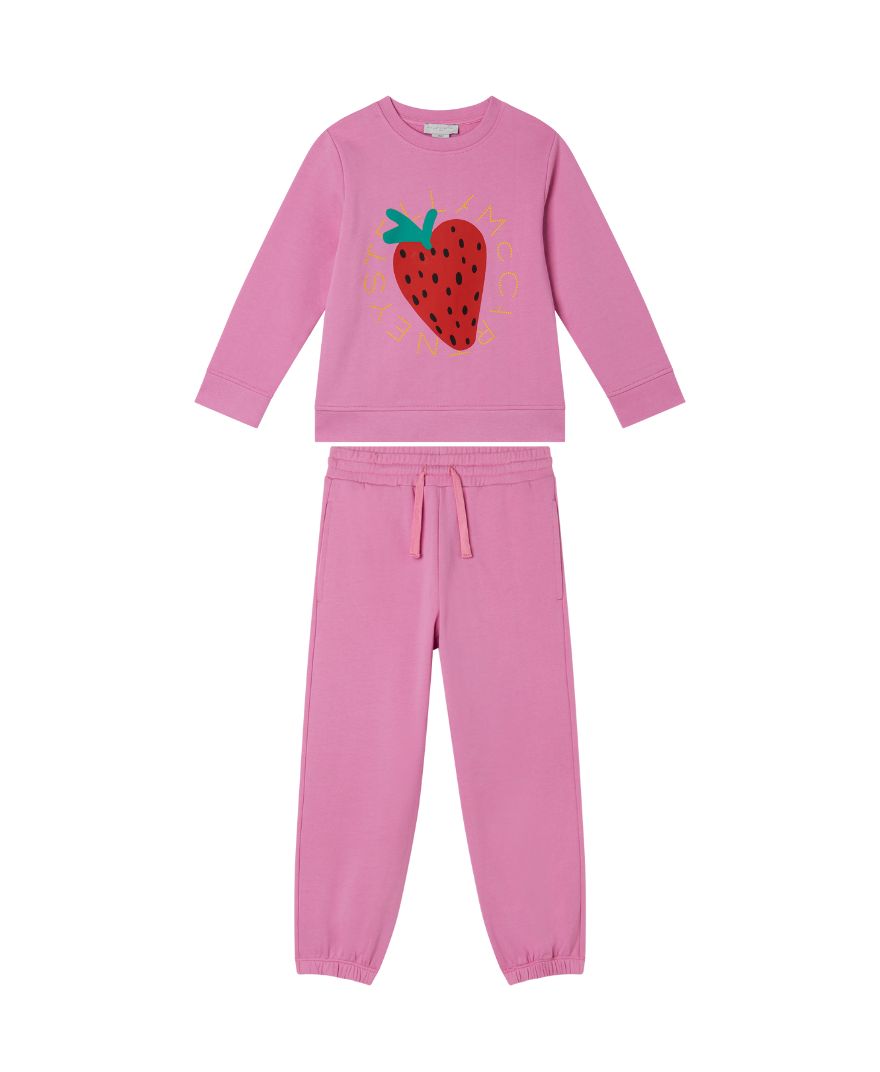 Stella McCartney - stylizacja sportowa dla dziewczynki Straweberries