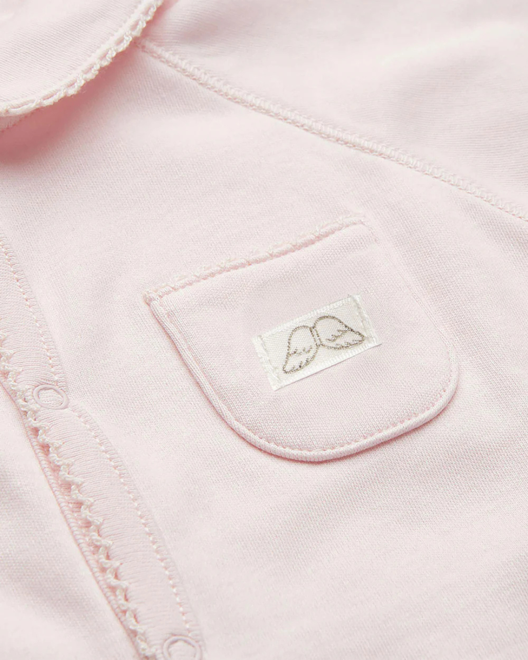 Pajacyk niemowlęcy Marie-Chantal Angel Wing Sleepsuit Różowy