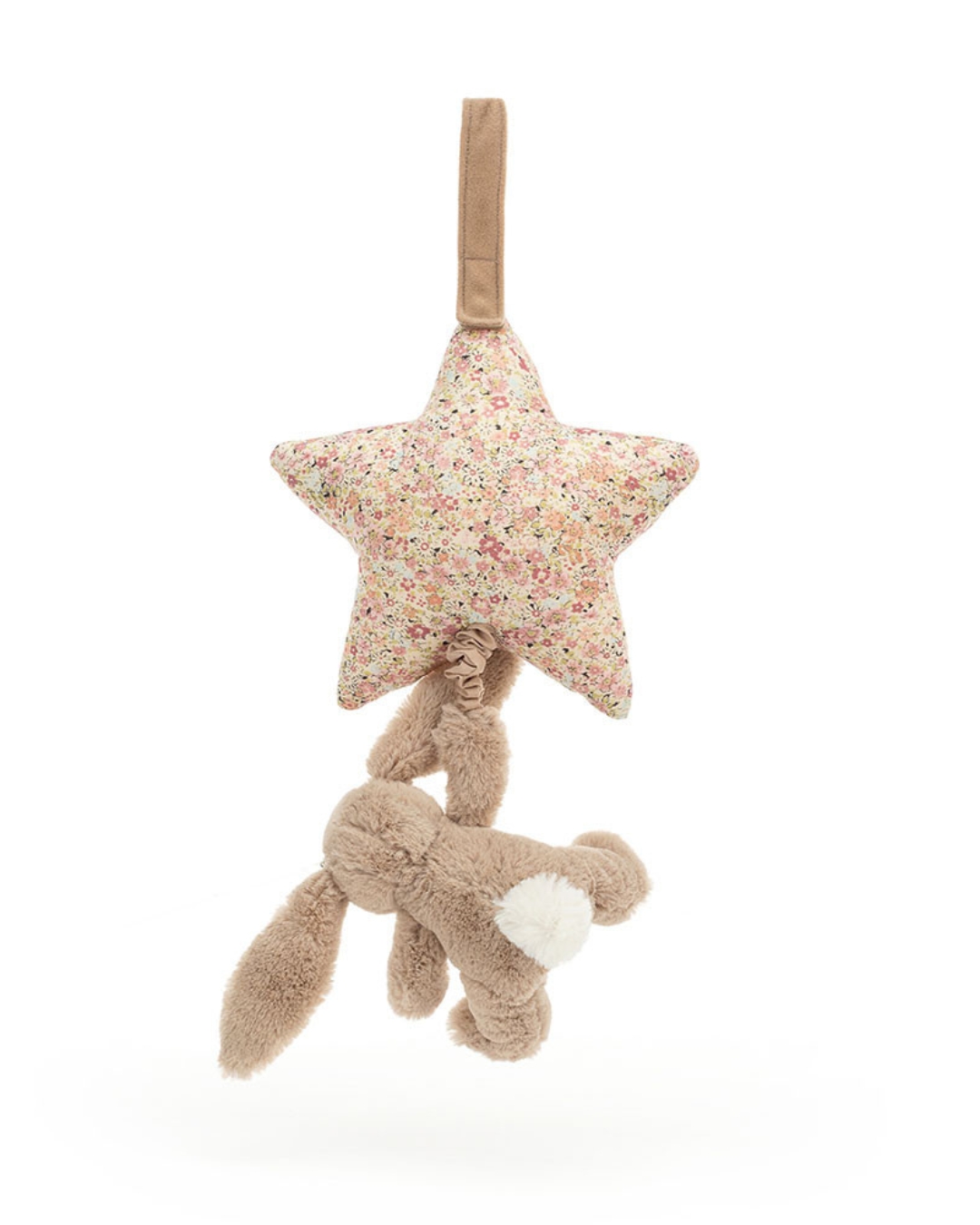 Jellycat - króliczek z Gwiazdką i Pozytywką Beżowy 28 cm